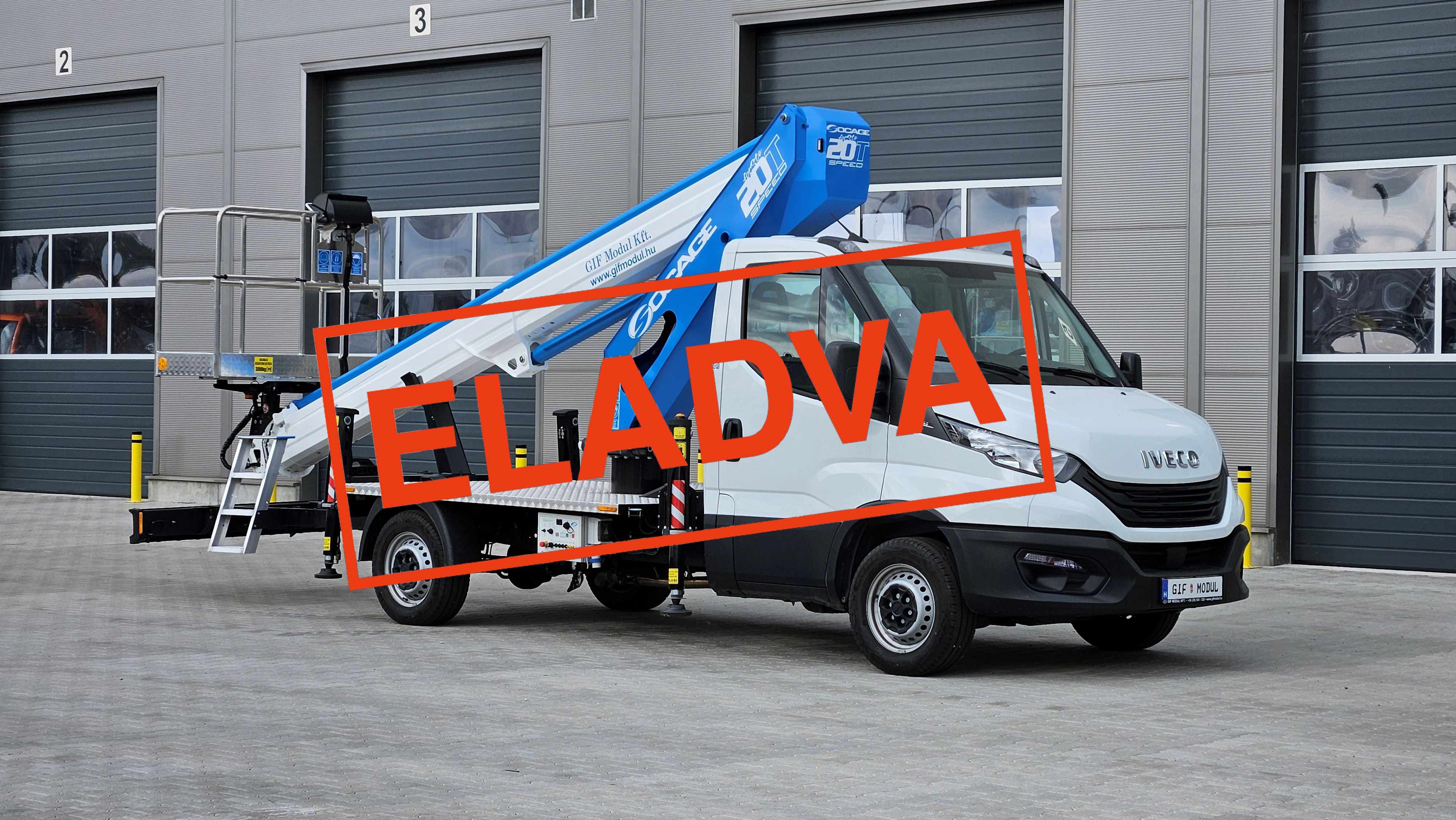 Socage 20T kosaras autó + Iveco Daily 35S14